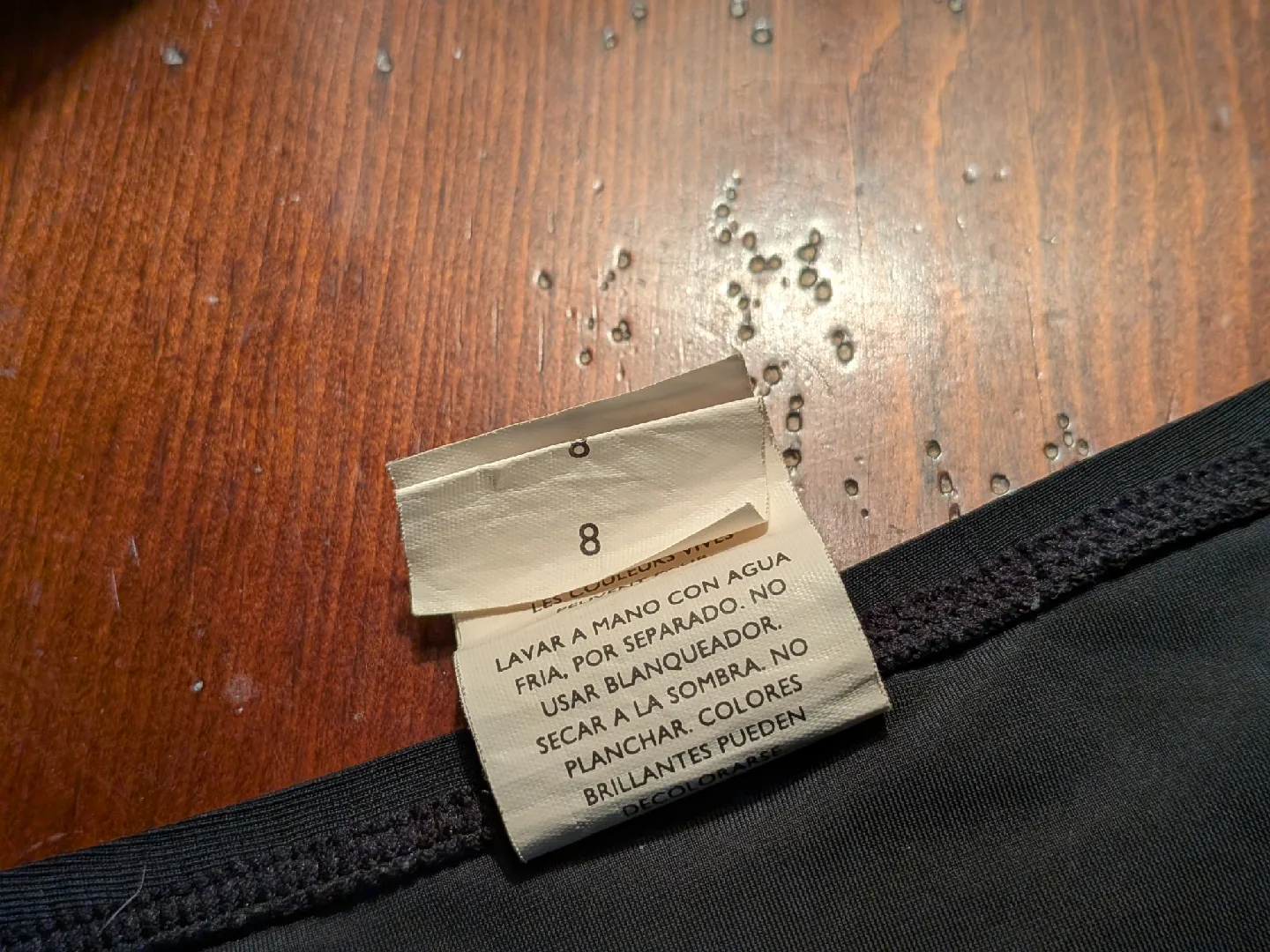 Black Swim Skirt - Size 8 image indicator(2)