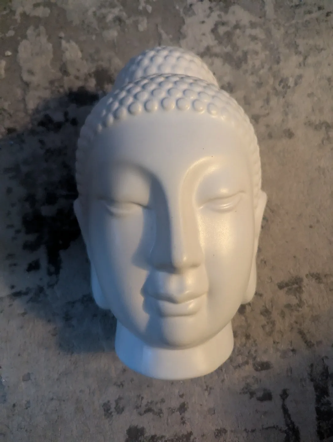 White Buddha Head wall Decor image indicator(5)