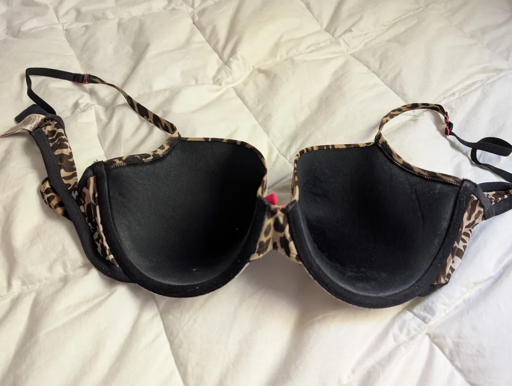 Animal Print & Lace Underwire Bra image indicator(5)