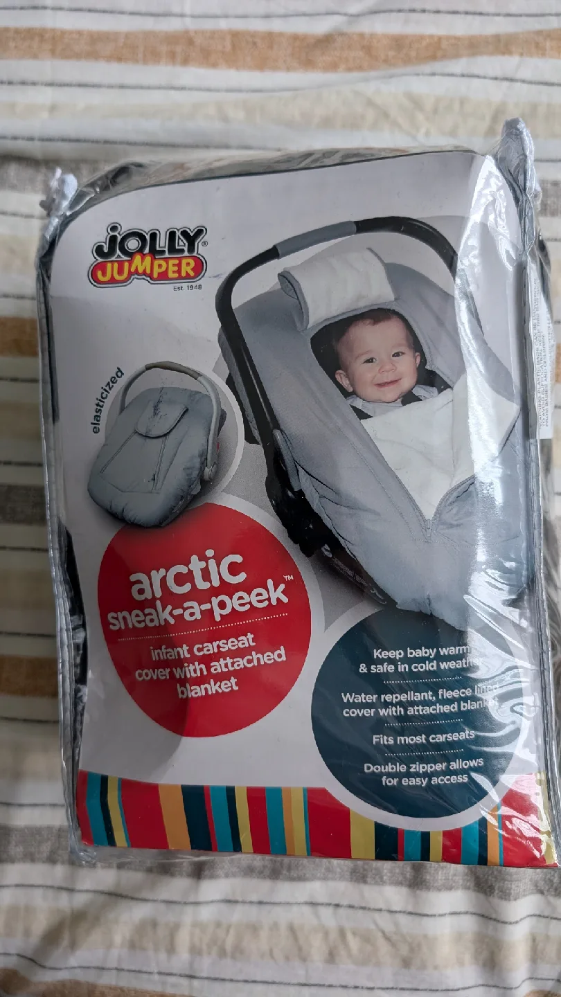 Jolly Jumper Arctic Sneak-a-Peek Car Seat Cover image indicator(3)