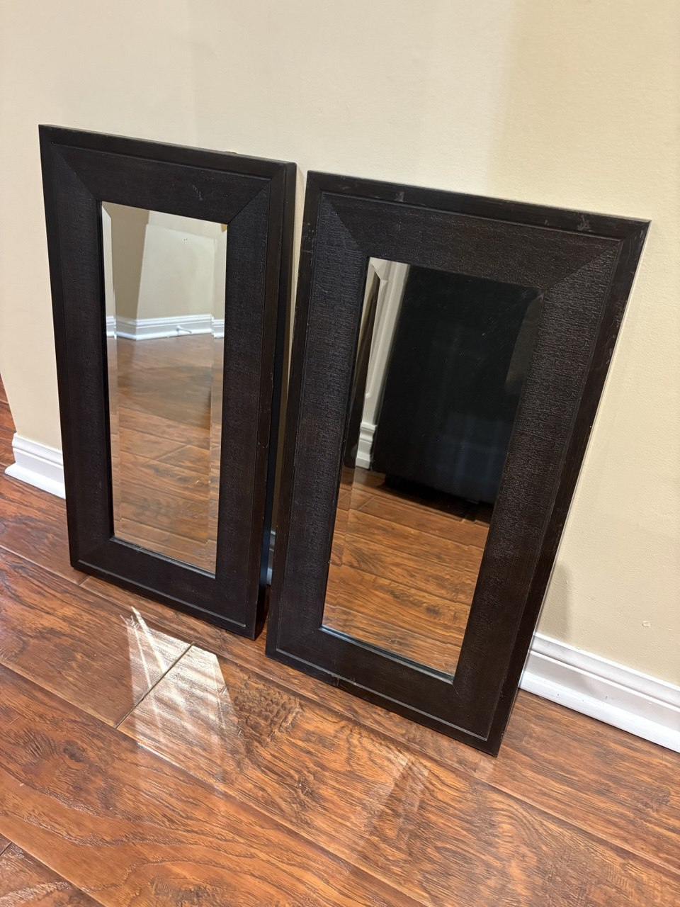 Set of Two Framed Mirrors