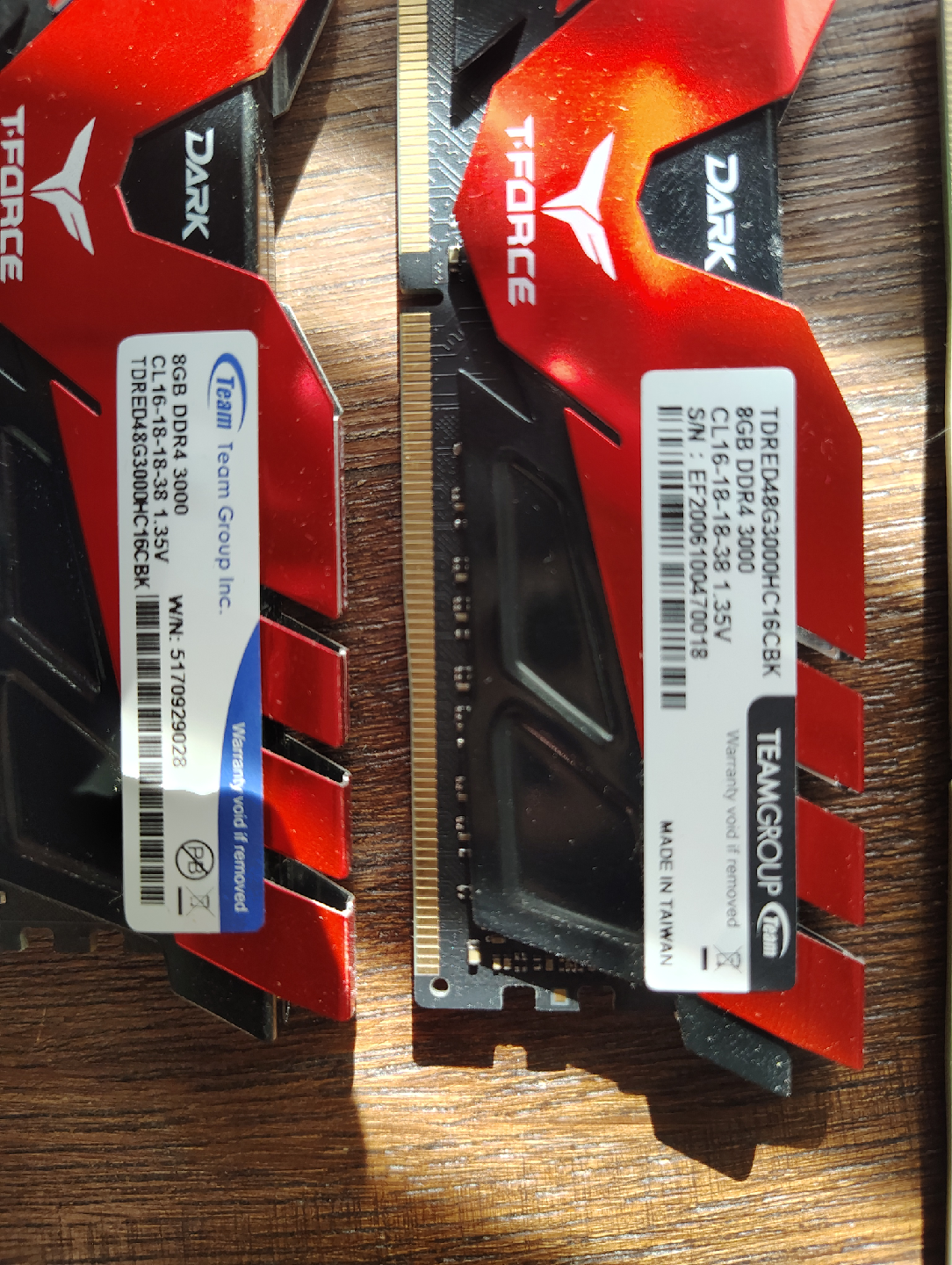 Team Group T-Force Dark 8GB DDR4 3000 RAM - photo 2