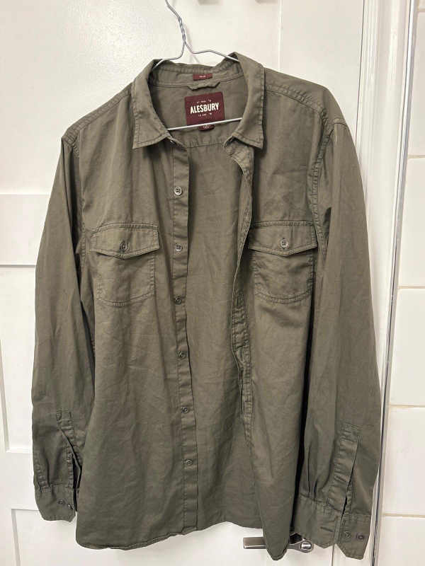 Alesbury Olive Green Shirt - Size XL