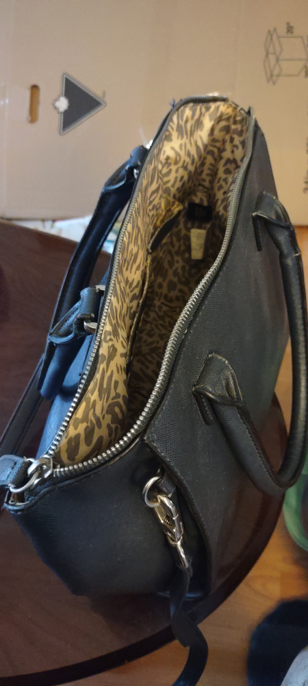 Guess dark blue Satchel Handbag - photo 4