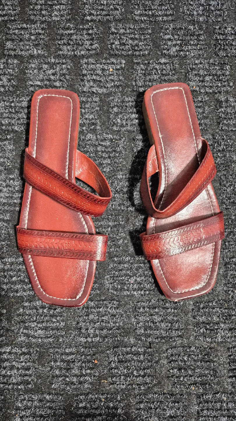 Brown Leather Sandals - Size 40 image indicator(2)