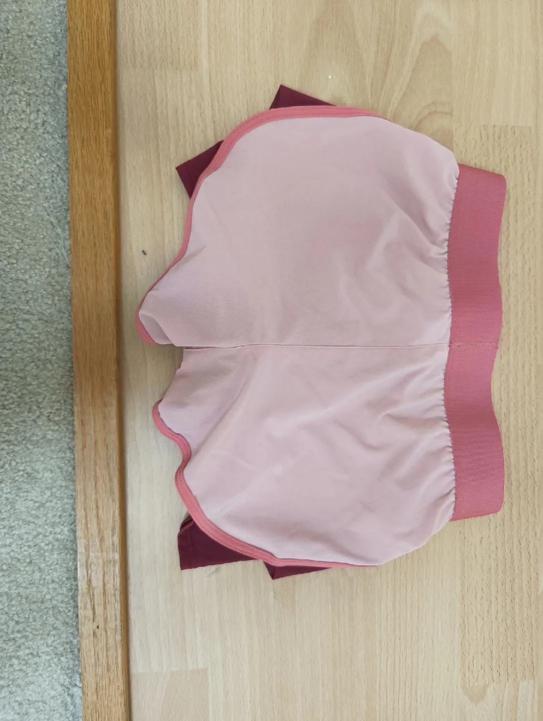 NI Running Shorts - Pink & Burgundy image indicator(2)