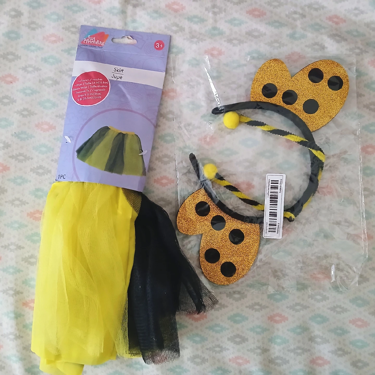 Bee Skirt & Headband Set For Halloween