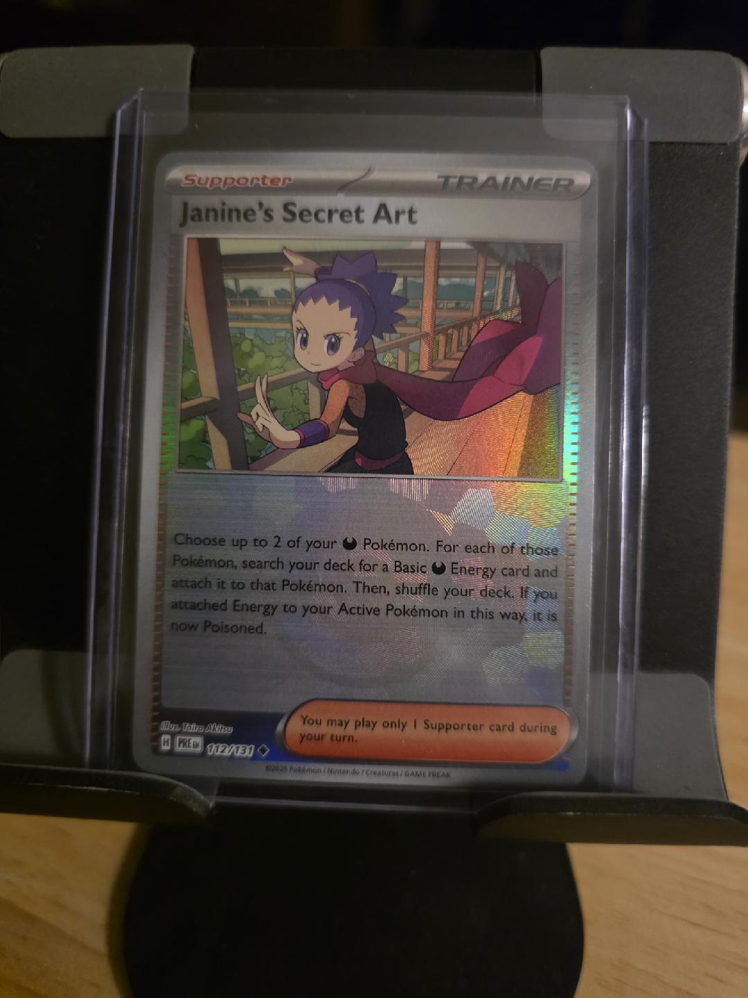 Janine's Secret Art Pokemon Trainer Card
