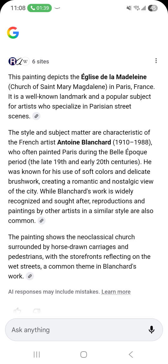 Paris Street Scene Painting - photo 2
