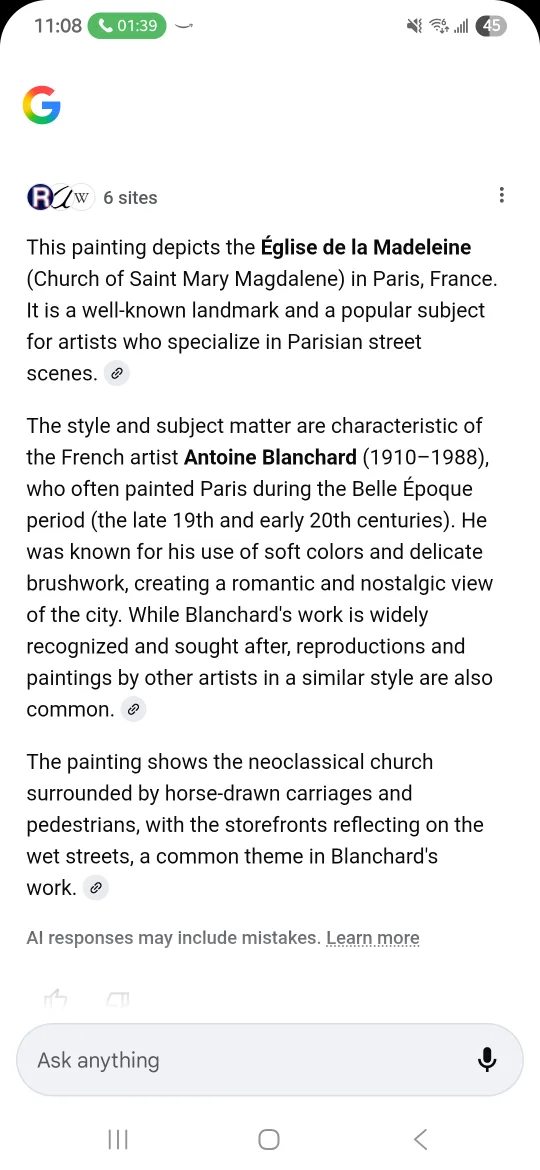 Paris Street Scene Painting image indicator(2)