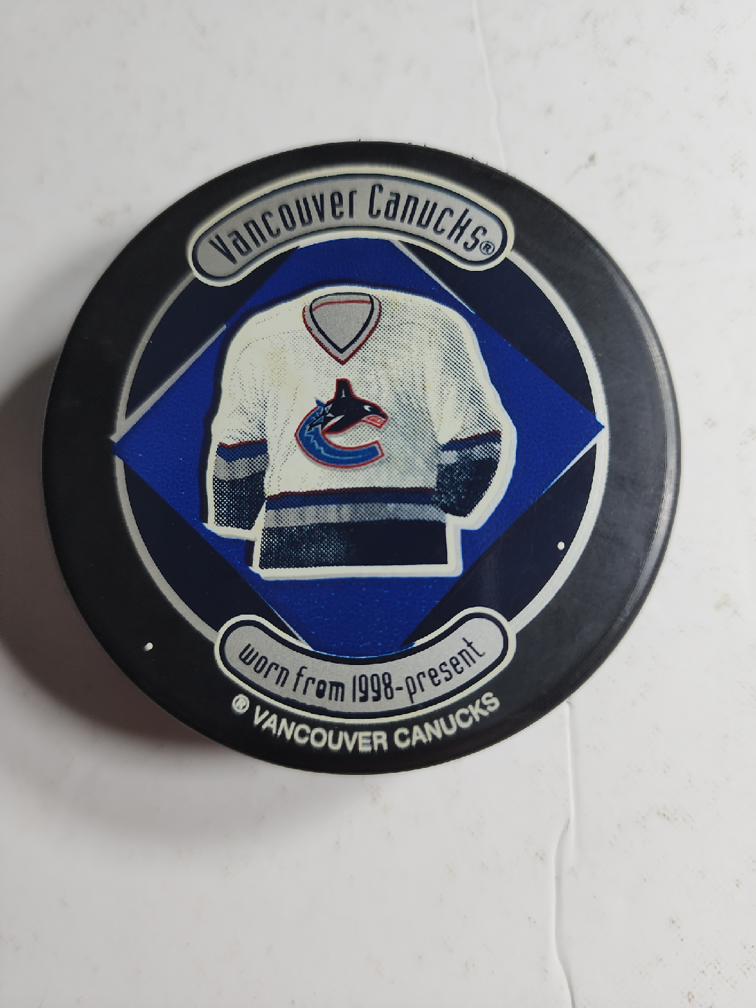Vancouver Canucks Molson Canadian Hockey Puck