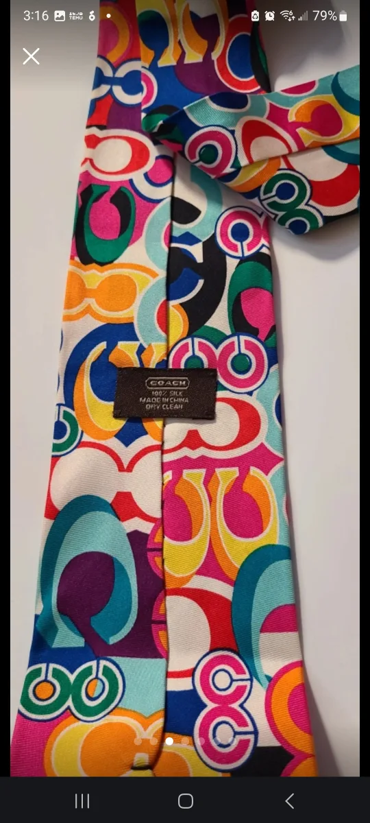 Coach 100% Silk Tie image indicator(3)