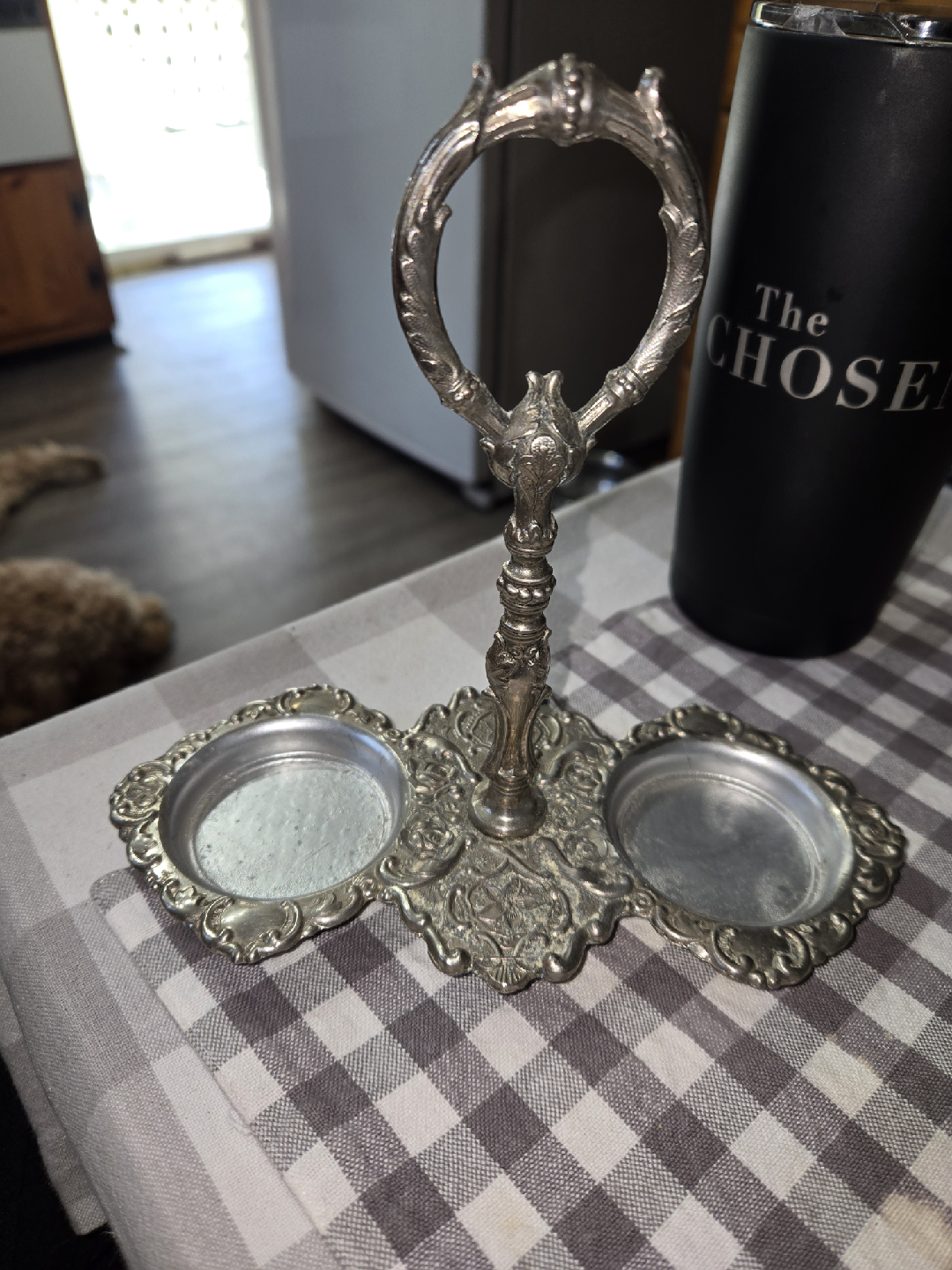 🥕  Vintage Silver Plated Condiment Server - photo 3