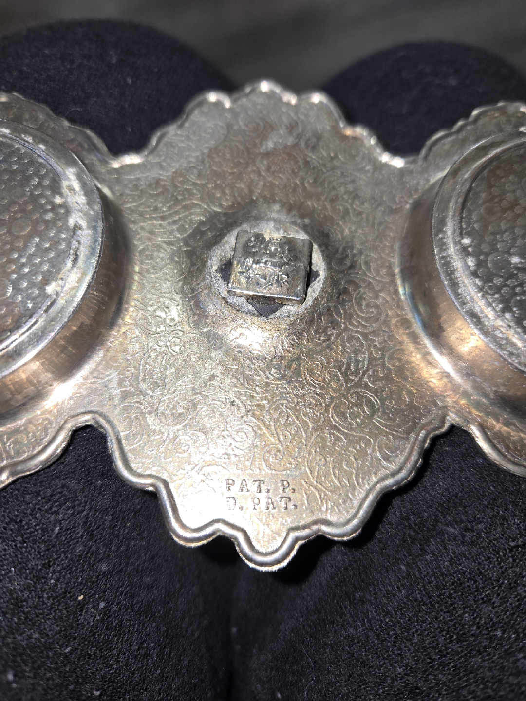 🥕  Vintage Silver Plated Condiment Server - photo 4