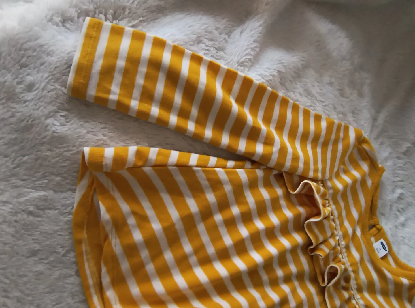 Old Navy Yellow Striped Dress, Size 5T image indicator(5)