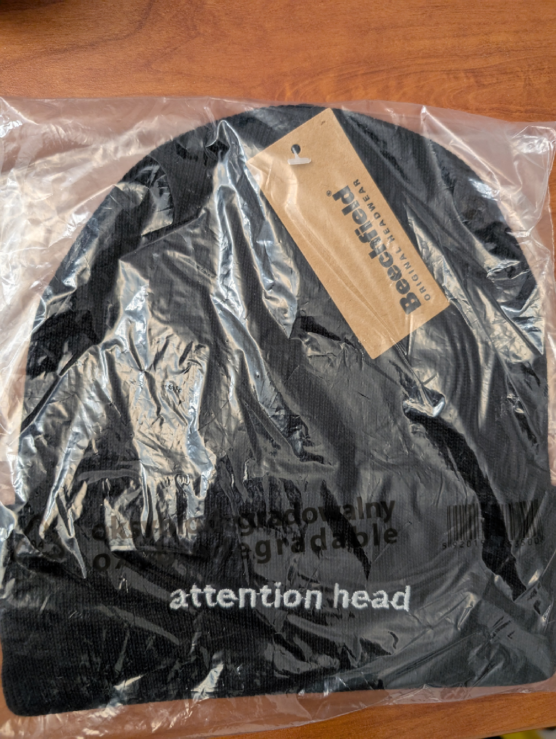 Brand New Beechfield Neptune.ai Black Cuffed Beanie