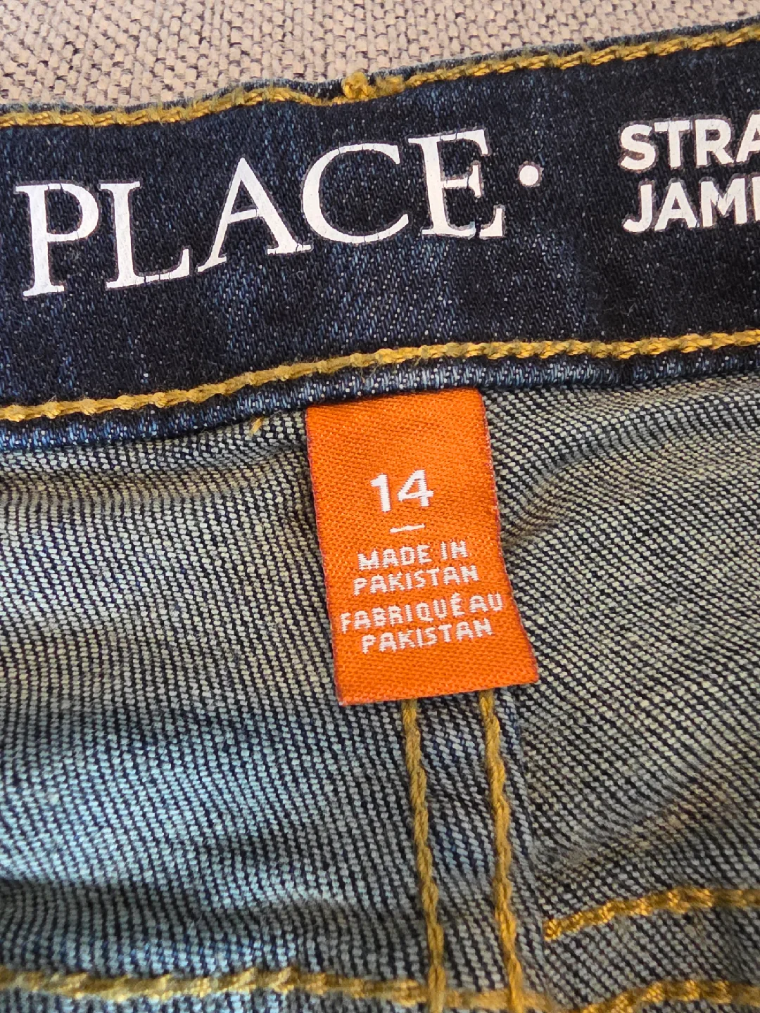 The Children's Place Straight Jeans - Size 14 image indicator(3)