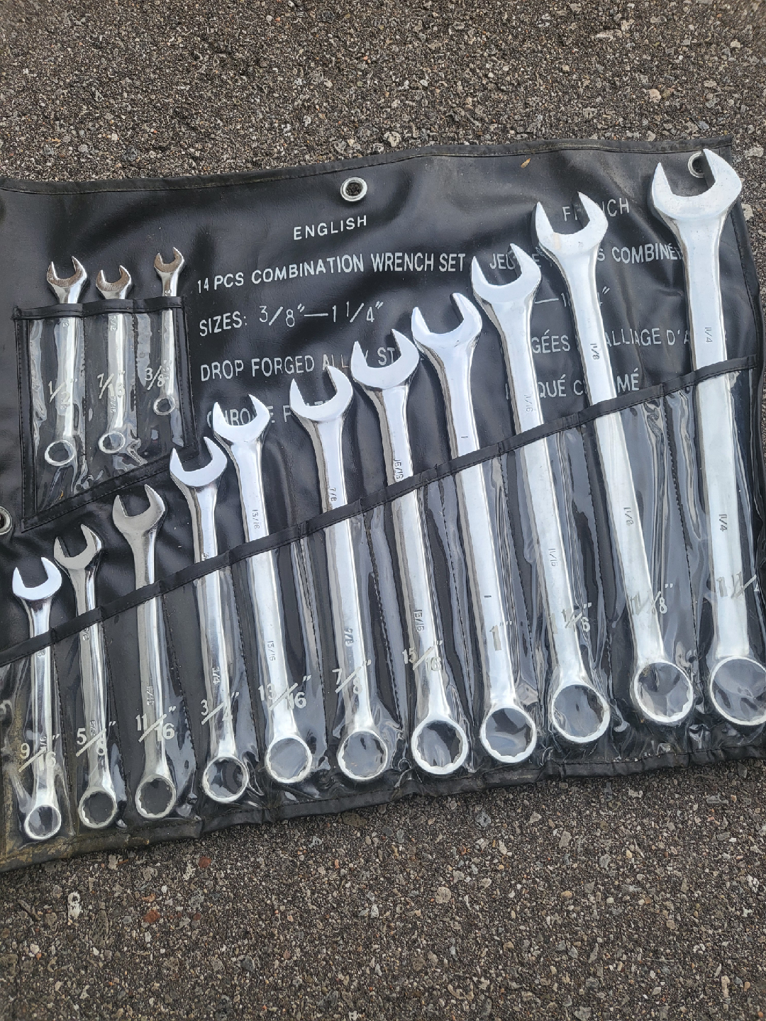 14 pics Combination wrench set