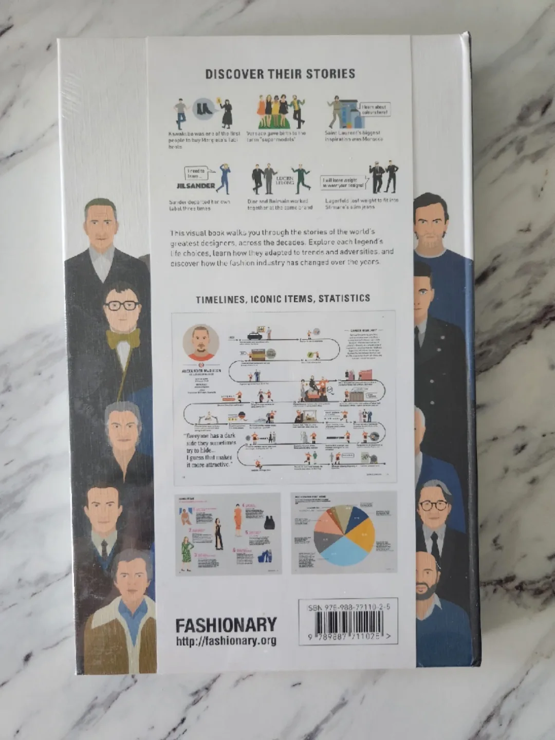 BRAND NEW SEALED The Lives of 50 Fashion Legends Book image indicator(2)