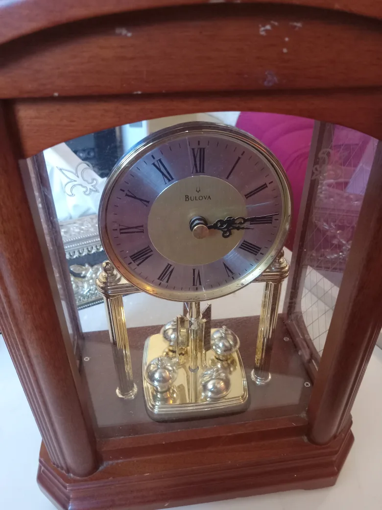 Bulova Mantel Clock with Westminster Chimes image indicator(5)