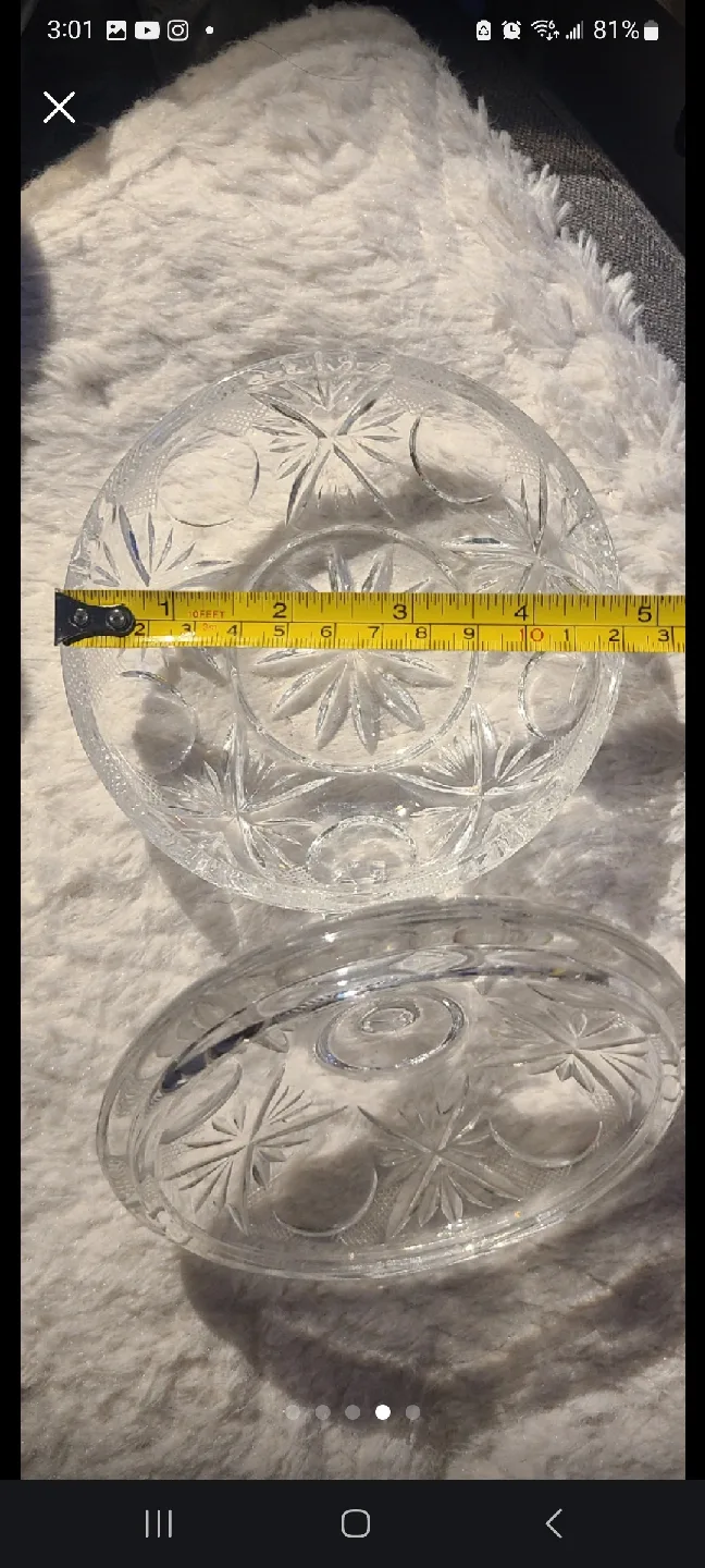 Crystal Candy Dish with Lid image indicator(4)