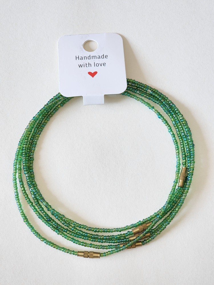 ( 5pcs) Handmade Beaded Anklets Beads - New