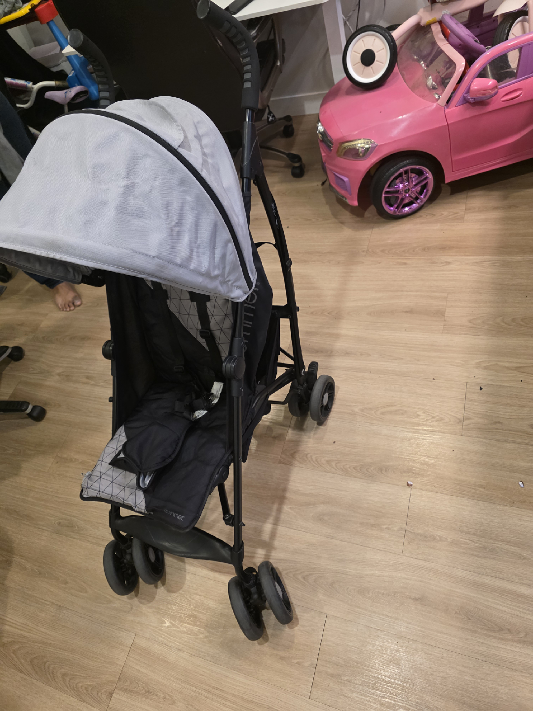 Summer Infant 3D Lite Convenience Stroller - Grey/Black