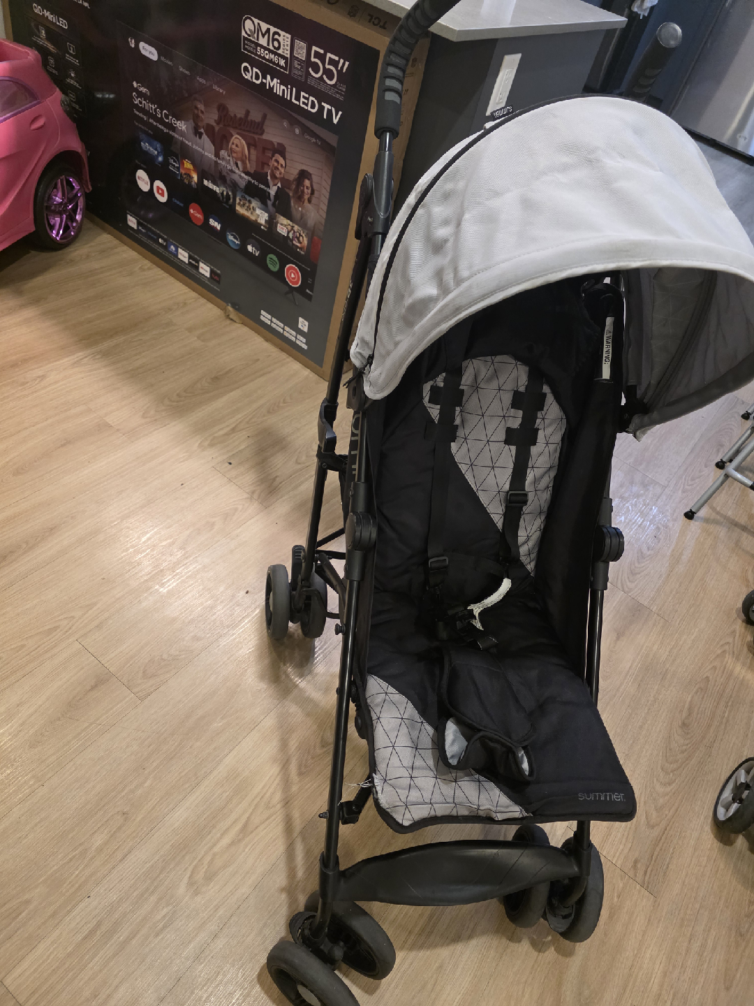 Summer Infant 3D Lite Convenience Stroller - Grey/Black - photo 4