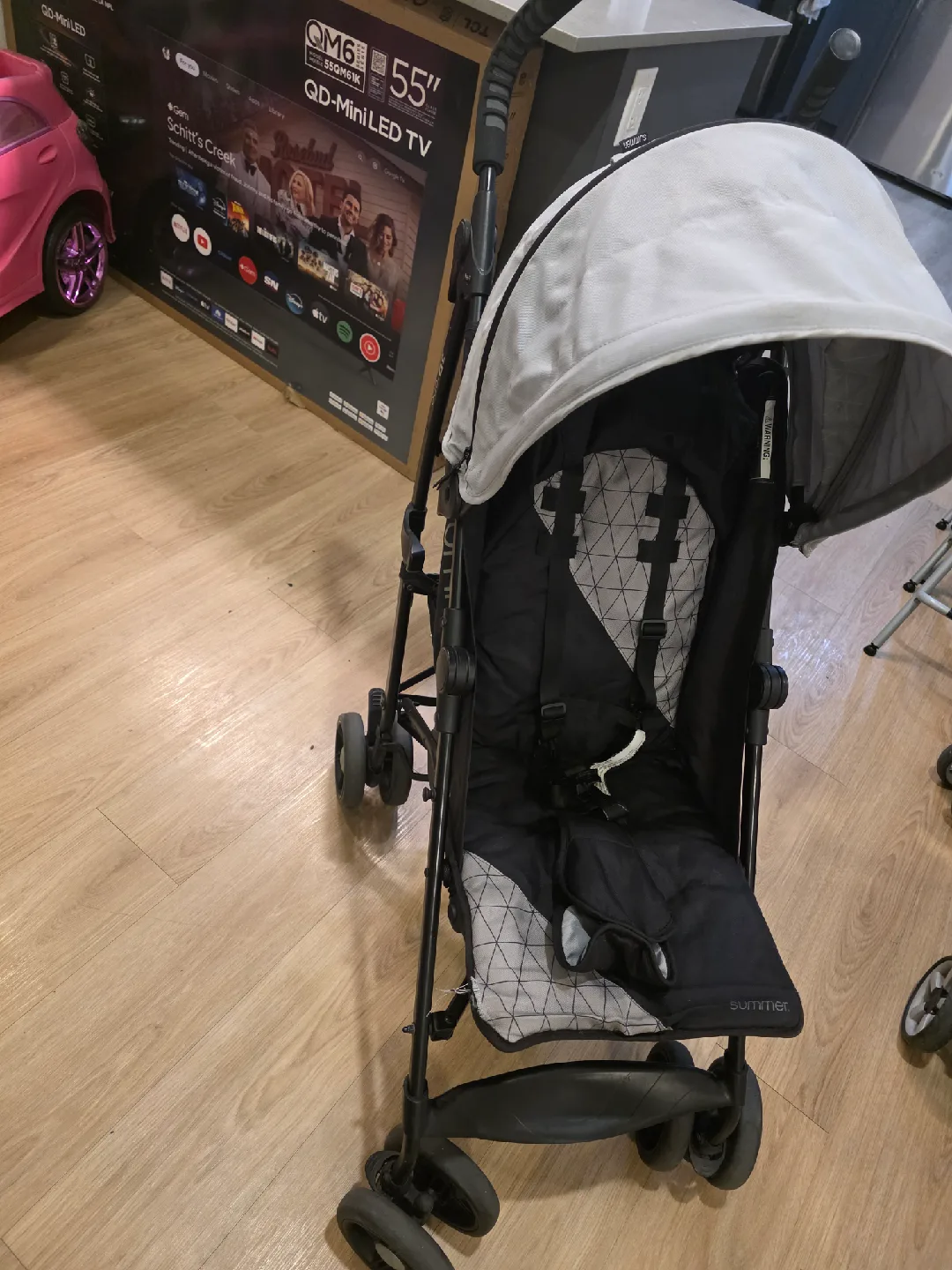 Summer Infant 3D Lite Convenience Stroller - Grey/Black image indicator(4)