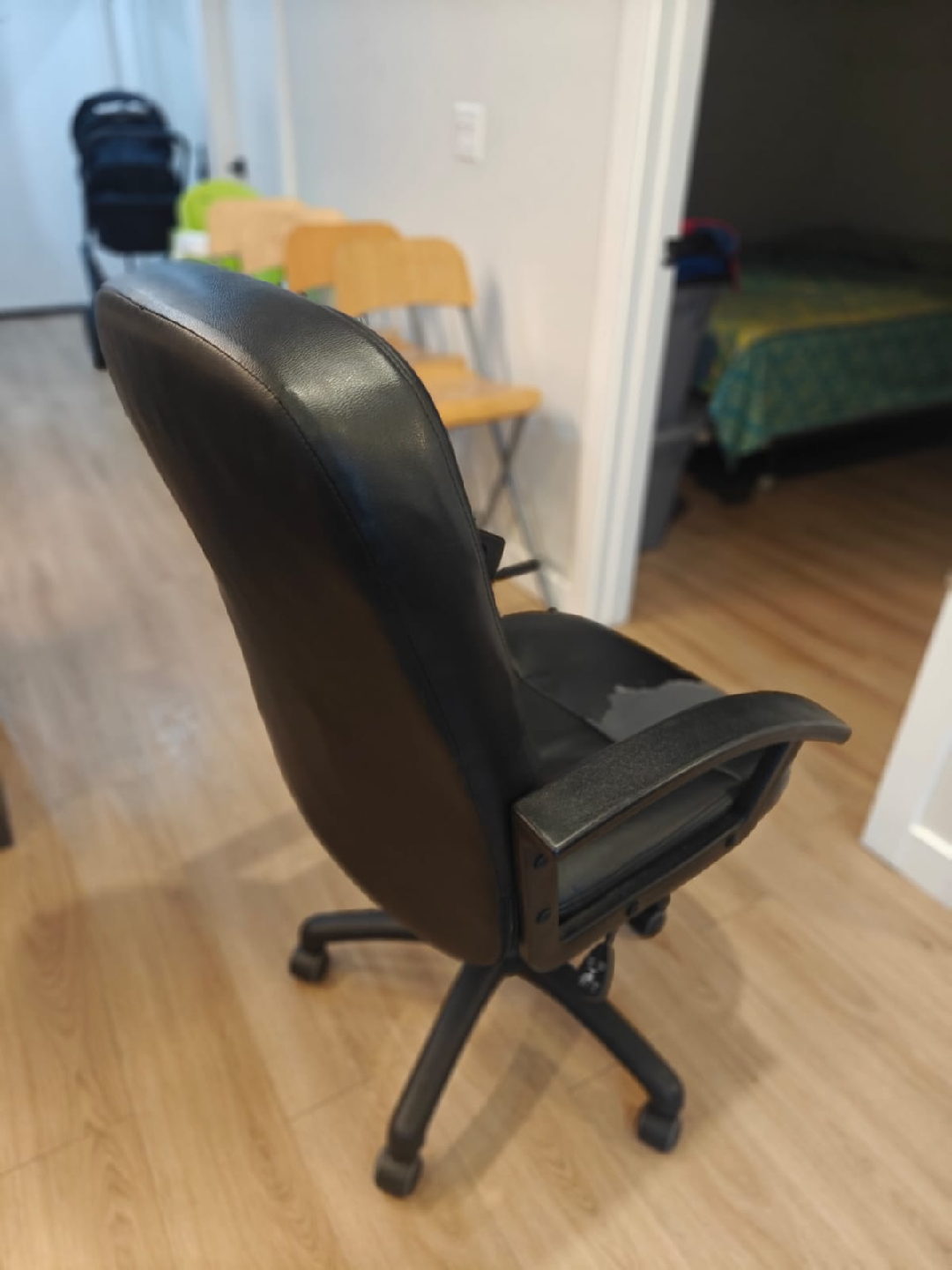Black Office Chair - Gently Used - photo 2