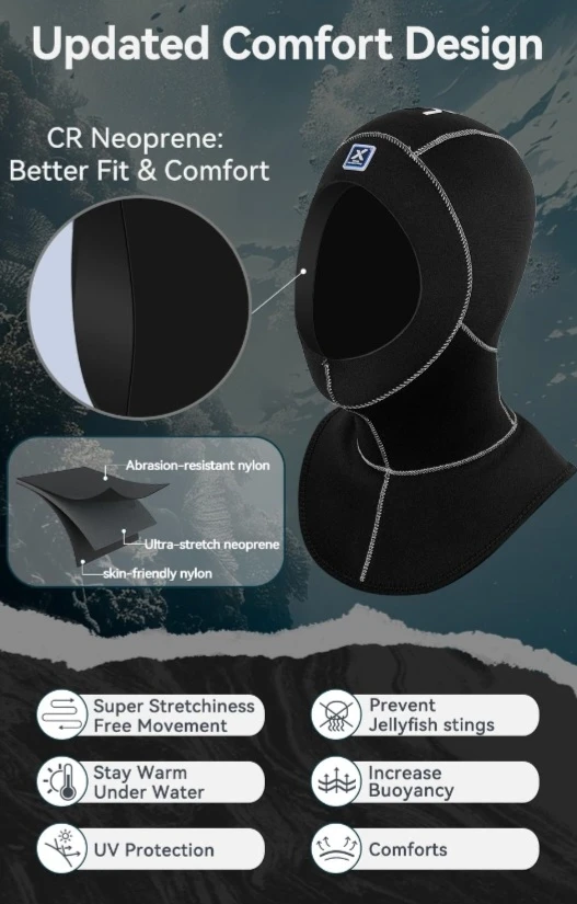 Neoprene Diving Hood - Size S - photo 2