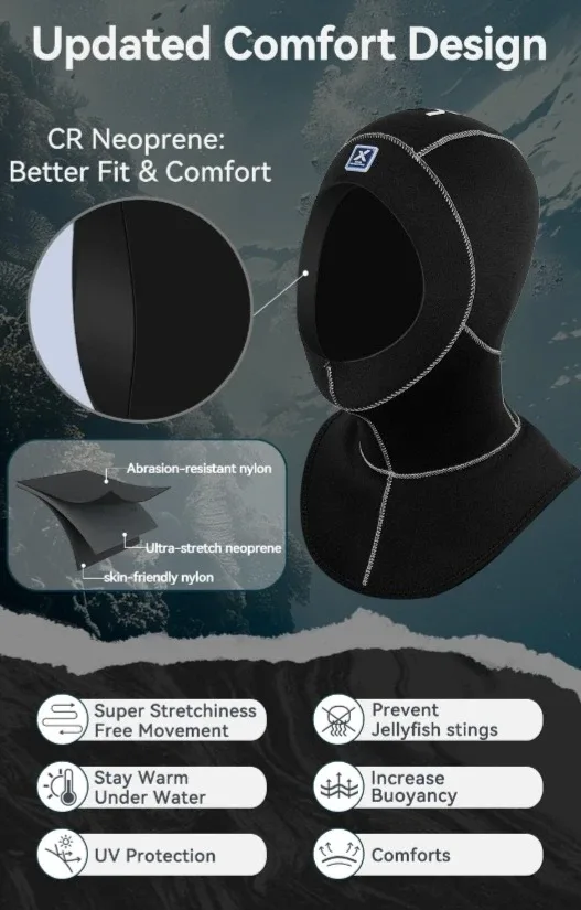 Neoprene Diving Hood - Size S image indicator(2)