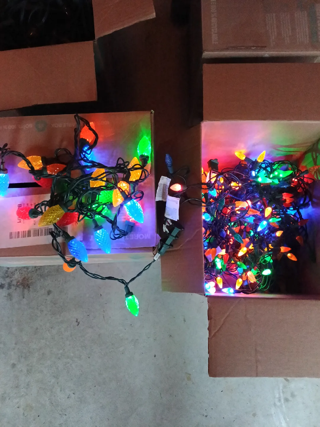 Vintage Christmas String Lights - Multi-Color image indicator(3)