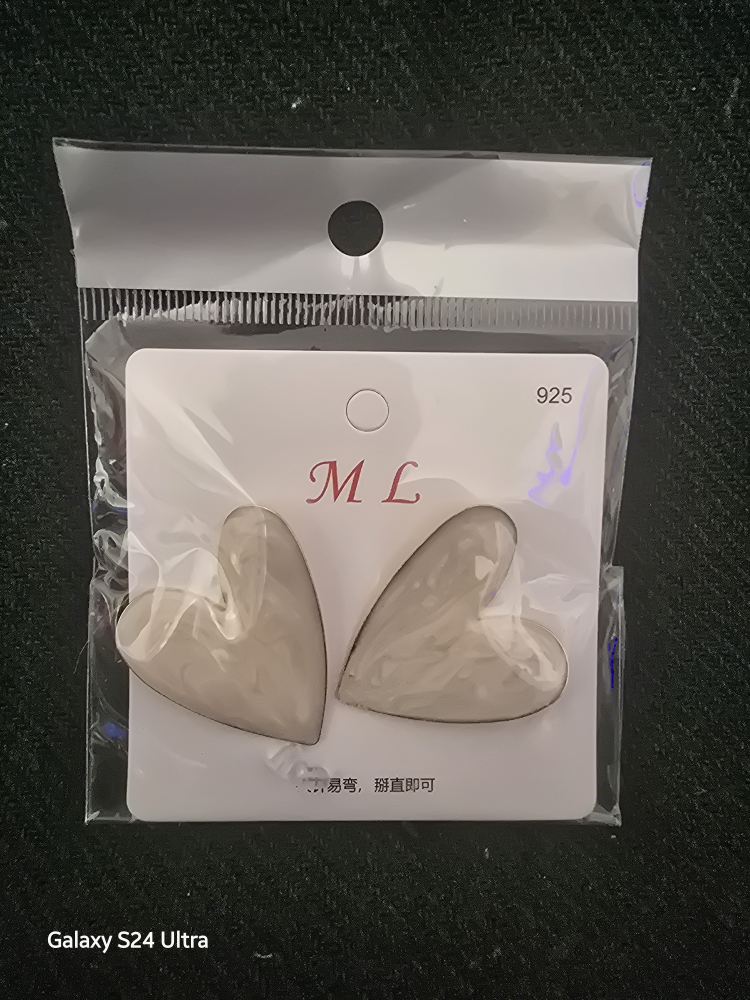 Heart Earrings - New - S925 - photo 2