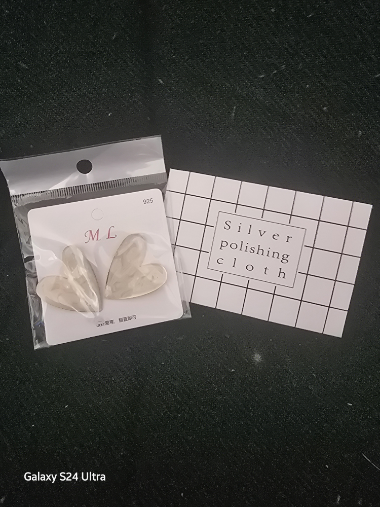 Heart Earrings - New - S925 - photo 3