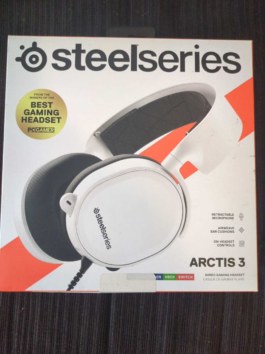 SteelSeries Arctis 3 Wired Gaming Headset - White