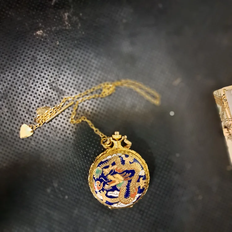 Cloisonne Pocket Watch with Chain image indicator(5)