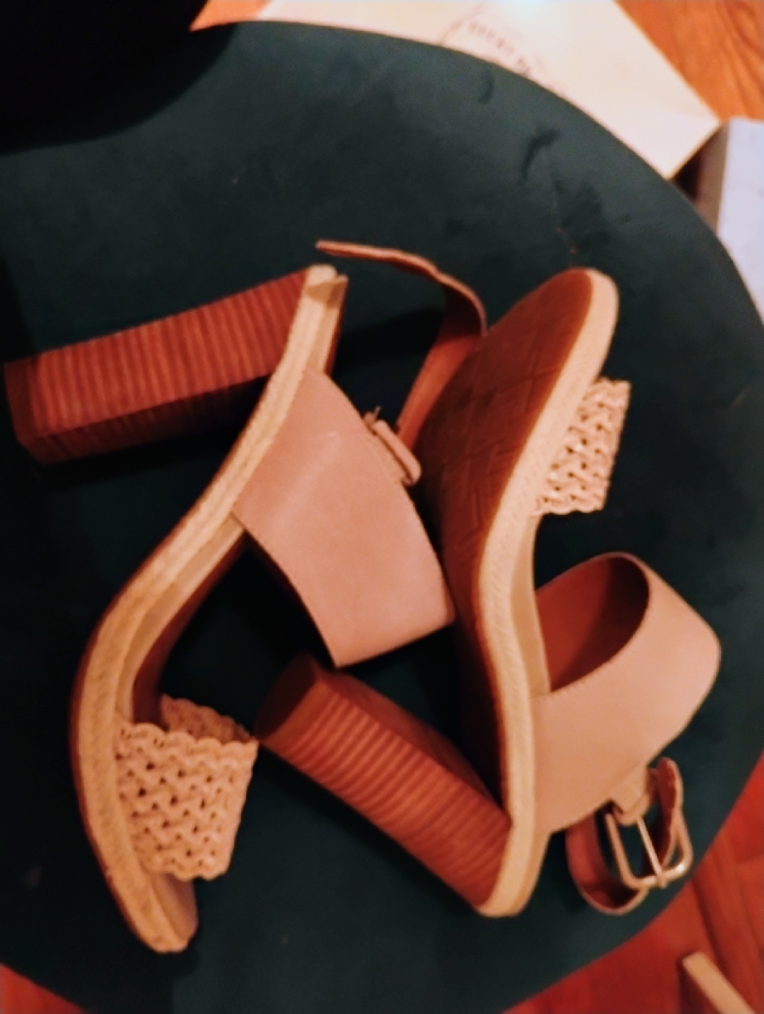 Lucky Brand Beige Heeled Sandals, Size 7.5 - photo 4