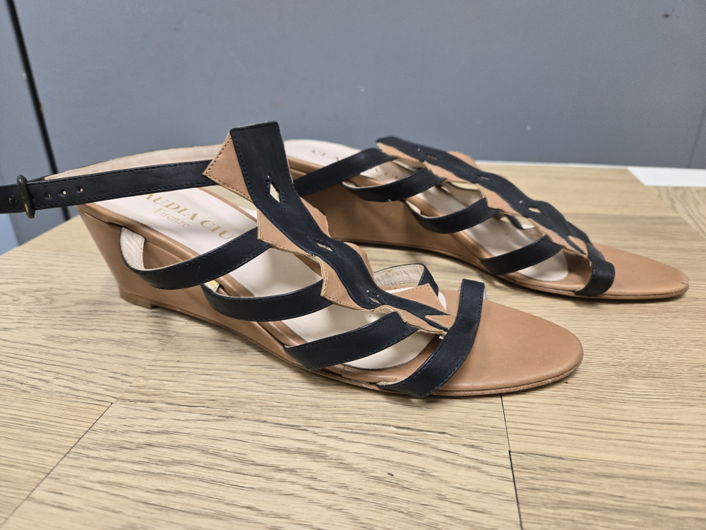 Claudia Ciuti Firenze Wedge Sandals - Size 40 - photo 3
