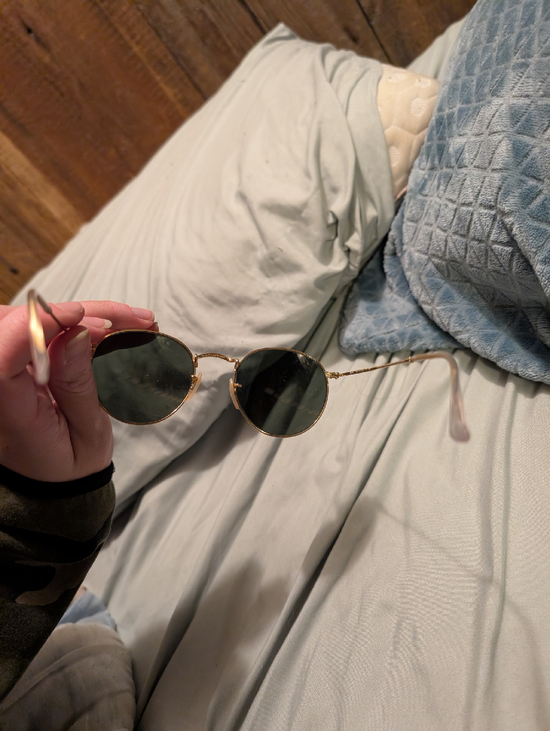 Ray-Ban Round Metal Gold Sunglasses - photo 4