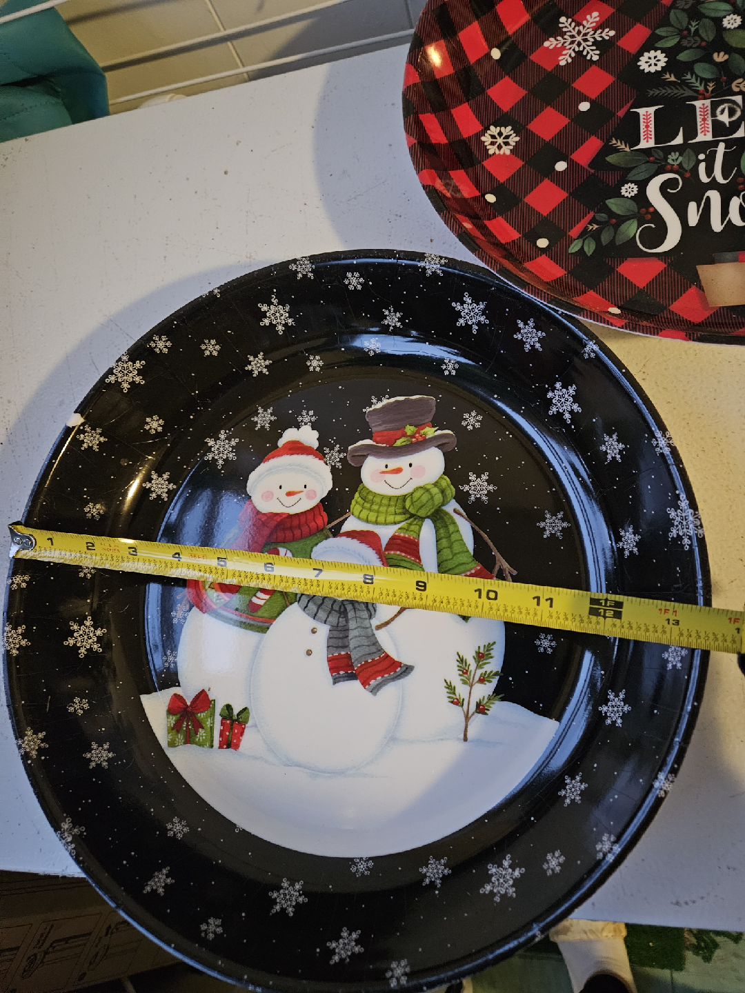 Christmas Snowman Decorative Plate - photo 2