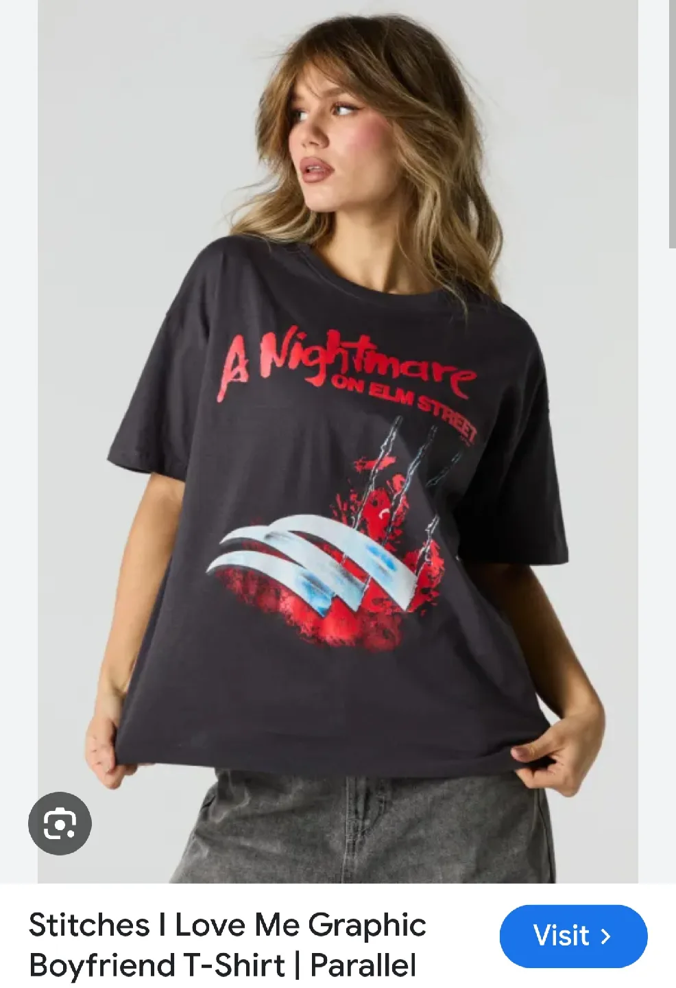 NEW! Nightmare on Elm Street Graphic T-Shirt! - Adult Size Small image indicator(5)
