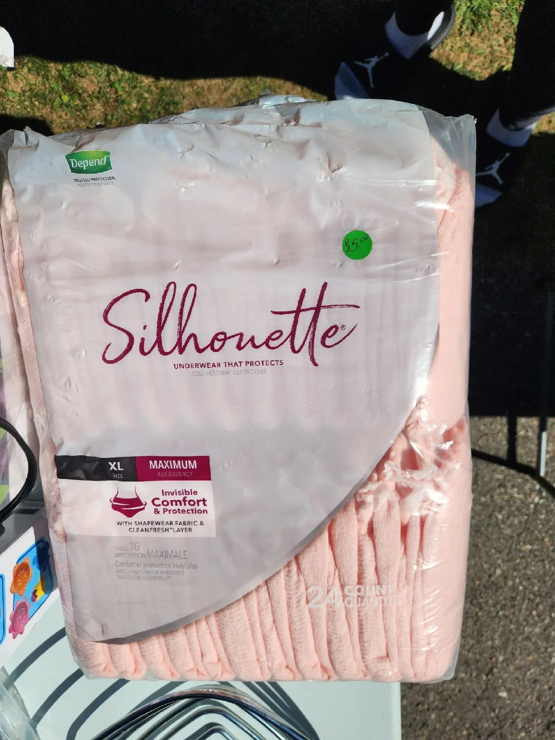 Depend Silhouette XL Underwear 24 Count thumbnail