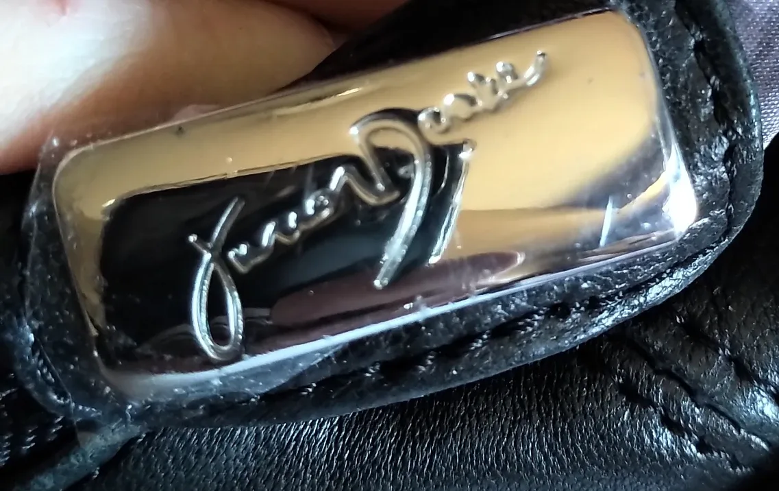 Black Leather Junior Drake Handbag (Mint Condition) image indicator(2)