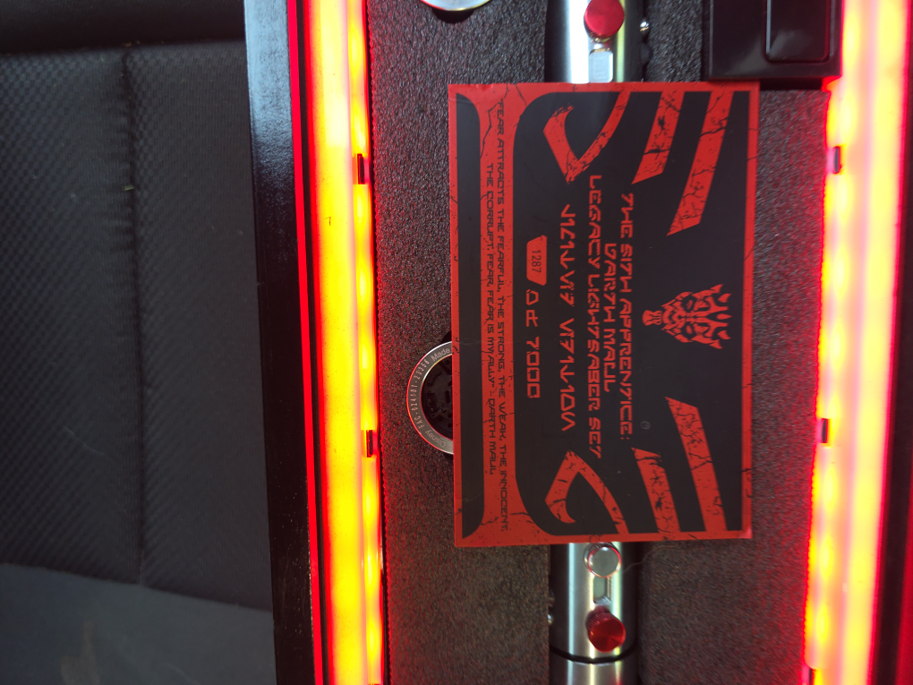 Lightsaber limited edition 1287/7000