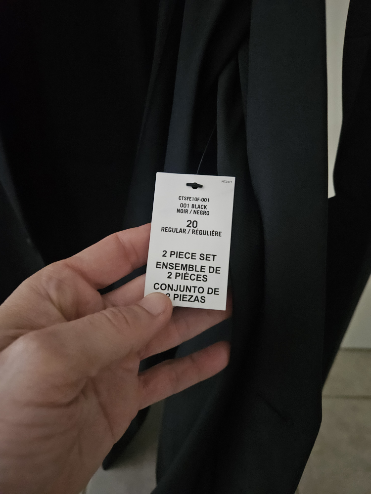 Calvin Klein Mens Small' 2-Piece Formal Suit & Pant Set 20 Long - photo 4