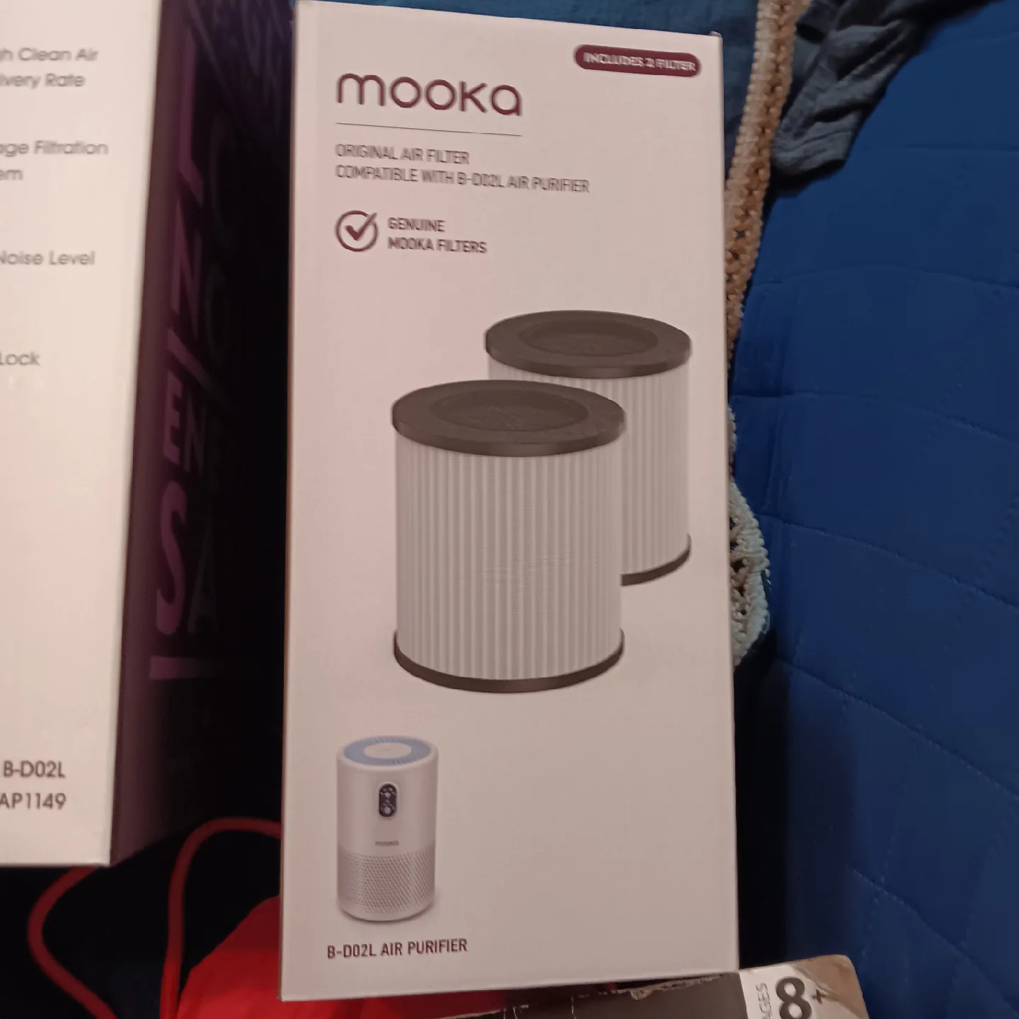 Mooca Air Purifier B-D02L + 2 Filters - New in Box! image indicator(2)