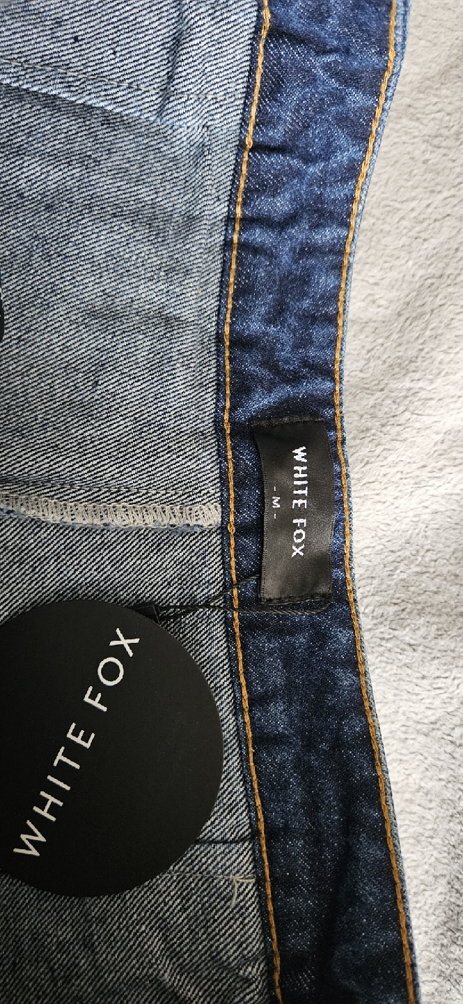 White Fox Denim Jacket & Skirt Set - Size M - photo 4