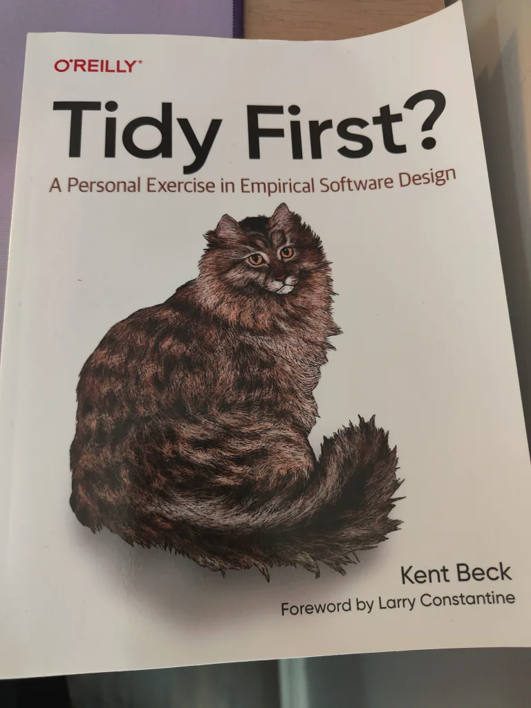 Tidy First? by Kent Beck (O'Reilly) thumbnail
