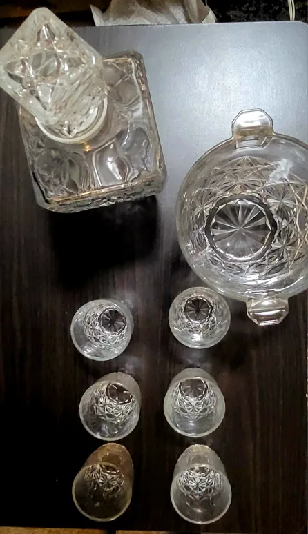 Tequila set with 6 glasses and Ice bucket thumbnail